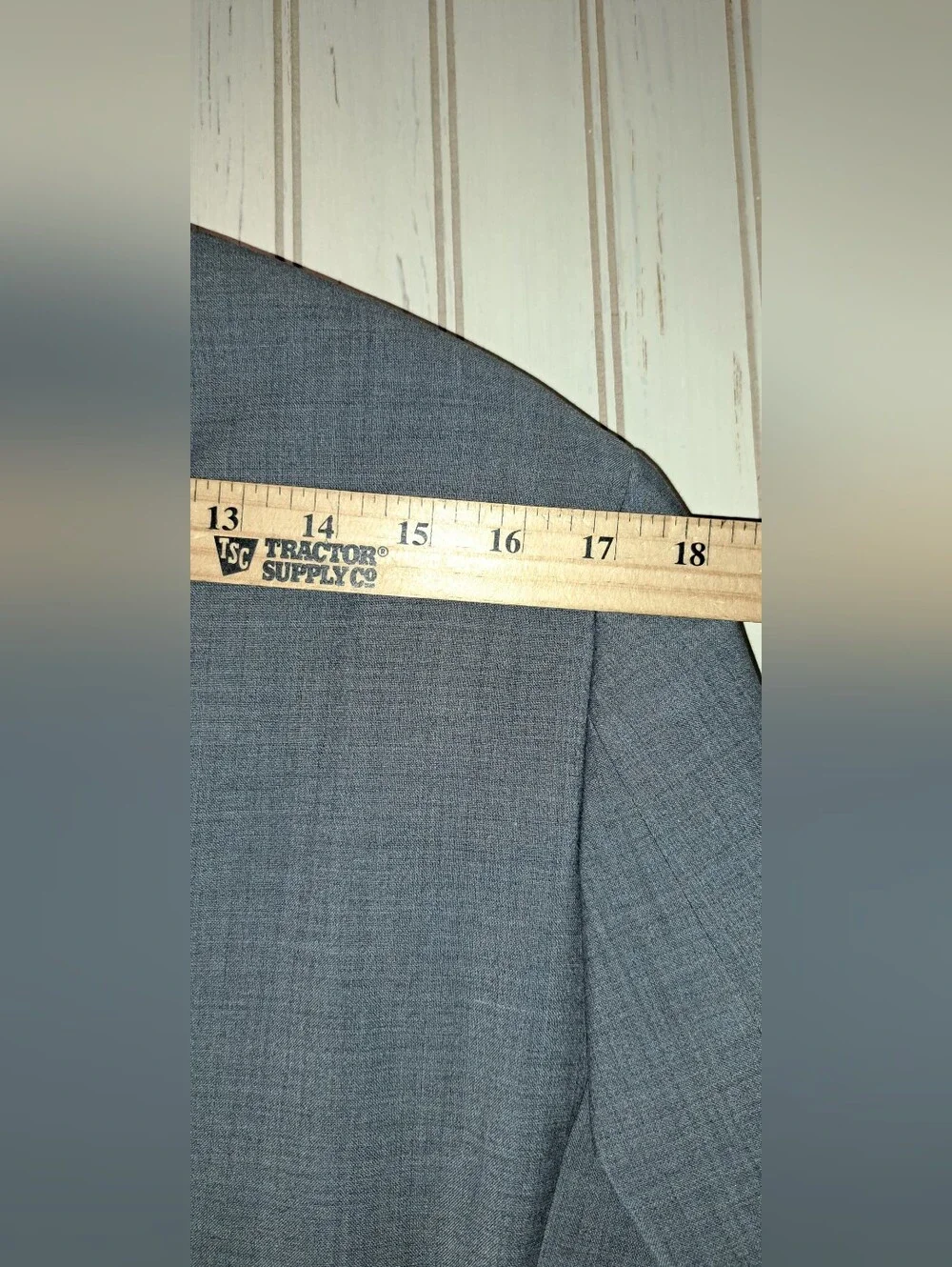 Men's Crown & Ivy Wool Blend Suit NWOT 38 SHORT Pants 32x30 Heathered Gray